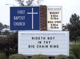 Church sign entreaty