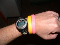 pink bracelet