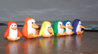 penguin rainbow