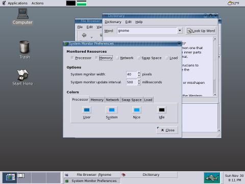GNOME 2.5 screen shot