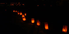 Luminarias at the Heineman-Fleck hous