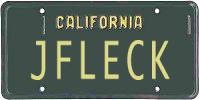 California jfleck plate