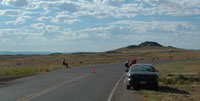 bikes making the turn