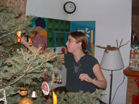 Nora hanging ornaments