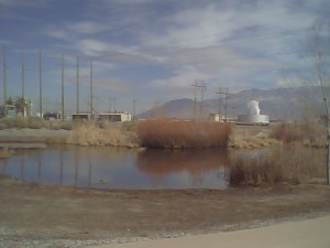 AMAFCA Pond Flood Control Pond, north Albuquerque