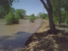 high flows on the Rio Grande
