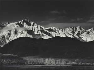 Winter Sunrise, Sierra Nevada, by Ansel Adams