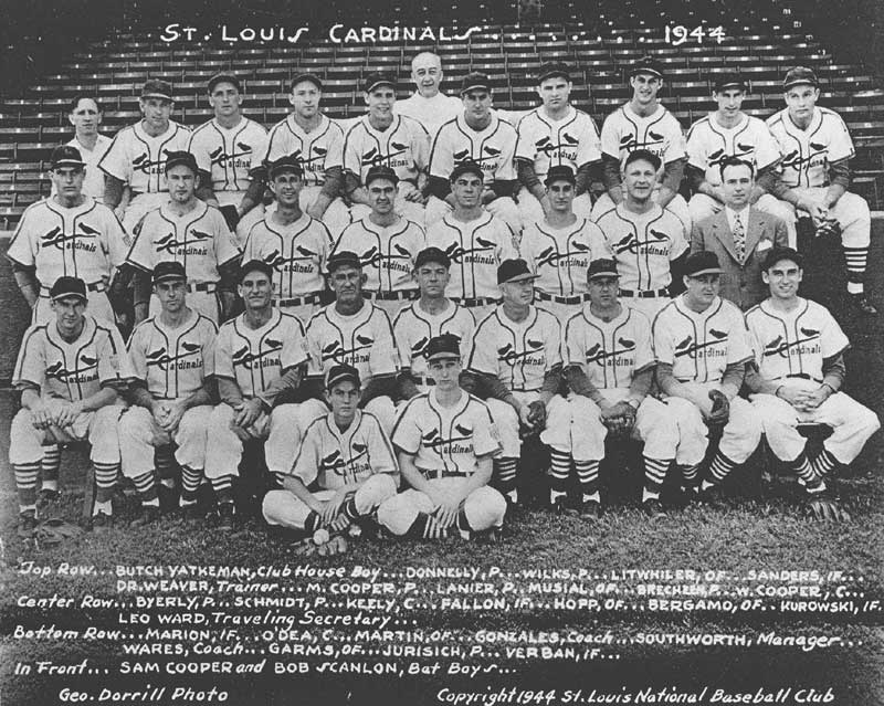 World Champion 1944 Cardinals