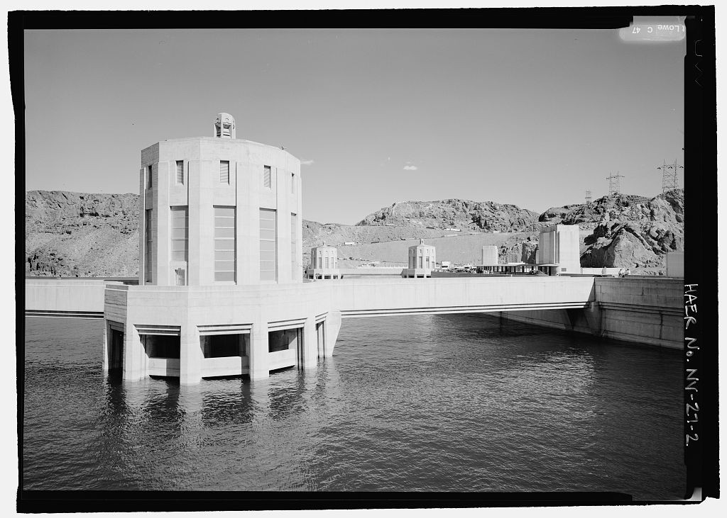 Hoover Dam, HAER, by Jet Lowe, courtesy Library of Congress