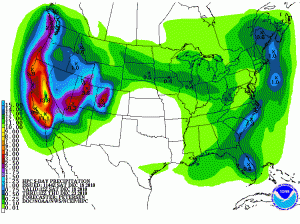 12/18/2010 QPF for western storm