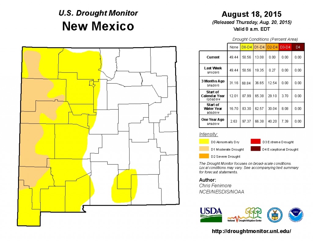 New Mexico drought monitor