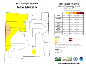 New Mexico drought monitor