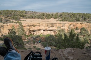 Vulture-watching perch, Spruce Tree House, Mesa Verde, May 2014