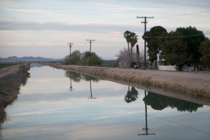 Palo Verde Irrigation District canal, east end of Blythe