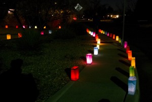 luminarias, Christmas 2015 - "hold others in the light"