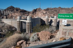 random picture of Hoover Dam and Lake Mead, meant to make it look really empty