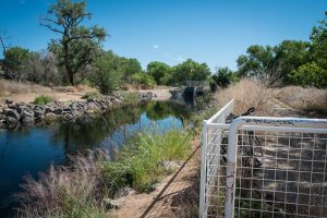 Albuquerque wastewater treatment plant outfall