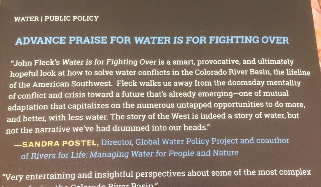 Sandra Postel on "Water is For Fighting Over"