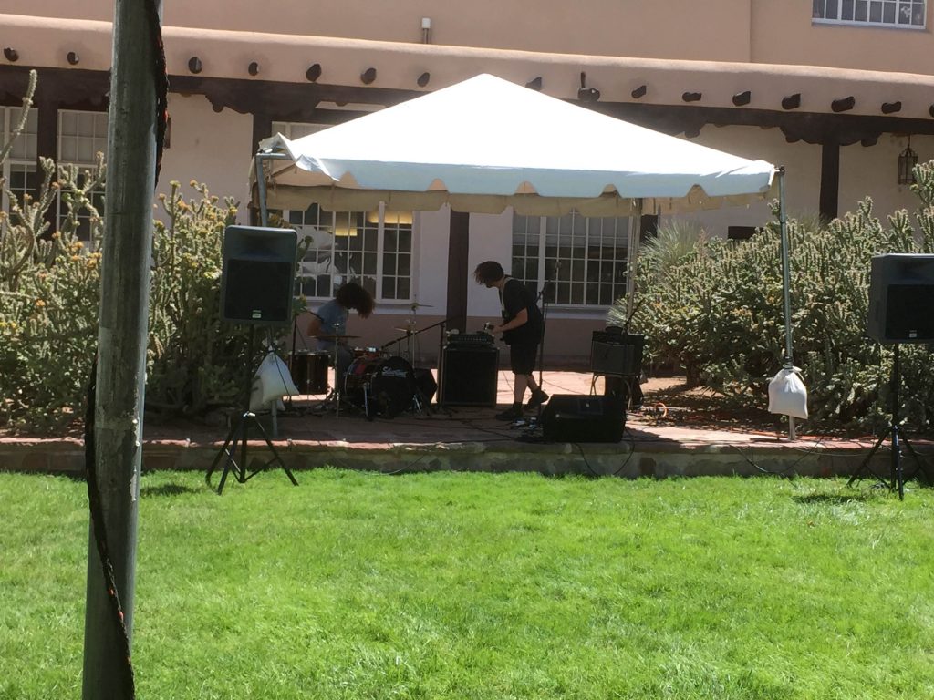 Rock and roll in the cactus garden, University of New Mexico, opening week fall semester 2016