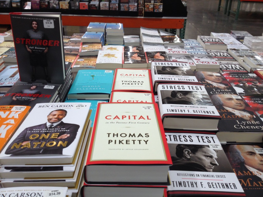 Capital, by Thomas Piketty, at Costco