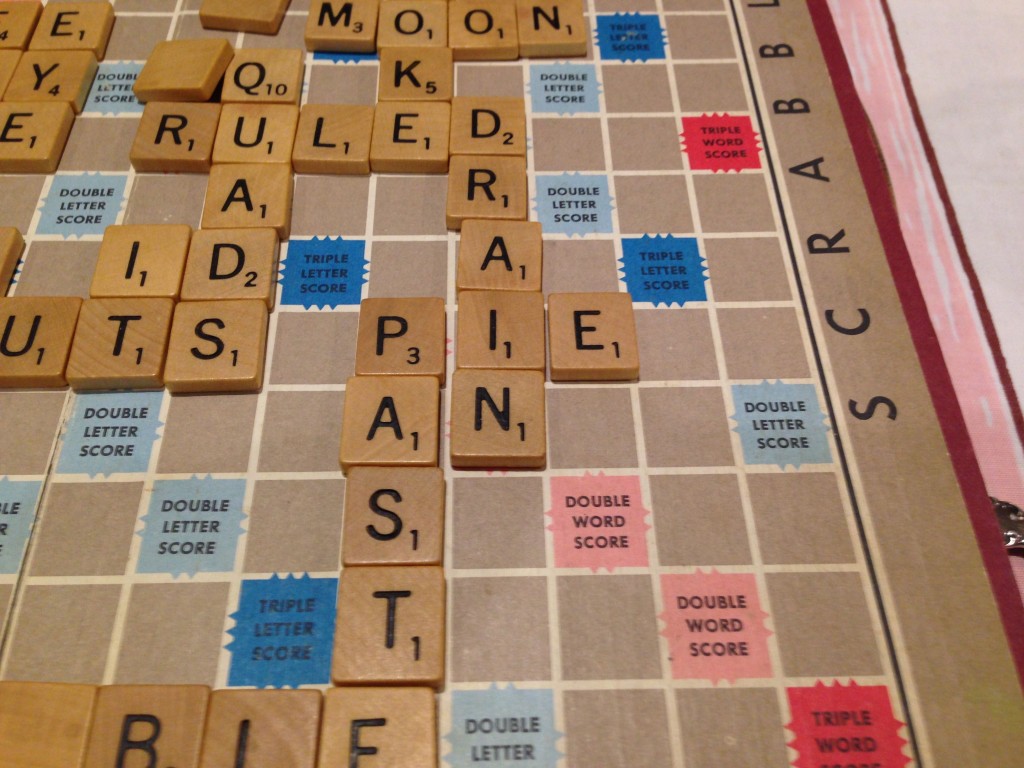 Thanksgiving Scrabble game, 11/27/2014