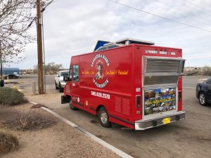 a red taco truck
