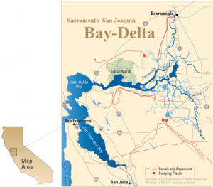 California's Bay-Delta, courtesy CADWR