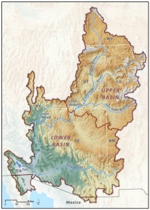 Colorado Basin, map courtesy Pacific Institute
