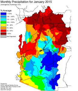 January Colorado Basin precip, courtesy CBRFC