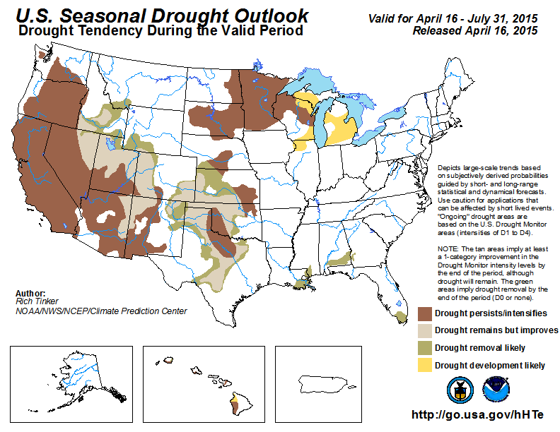 Seasonal drought outlook
