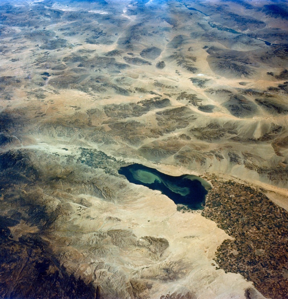 Imperial Valley, as seen from Gemini V, August 1965, courtesy NASA