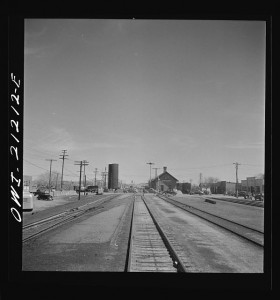 Holbrook, Arizona. Going through the town on the Atchison, Topeka and Santa Fe Railroad between Gallup, New Mexico and Winslow, Arizona. Photo by Jack Delano, courtesy Library of Congress