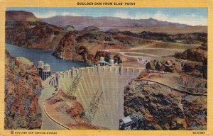 Boulder Dam from Elks' Point