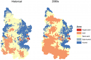 increasing aridity in the Upper Colorado River Basin, Ficklin et al.