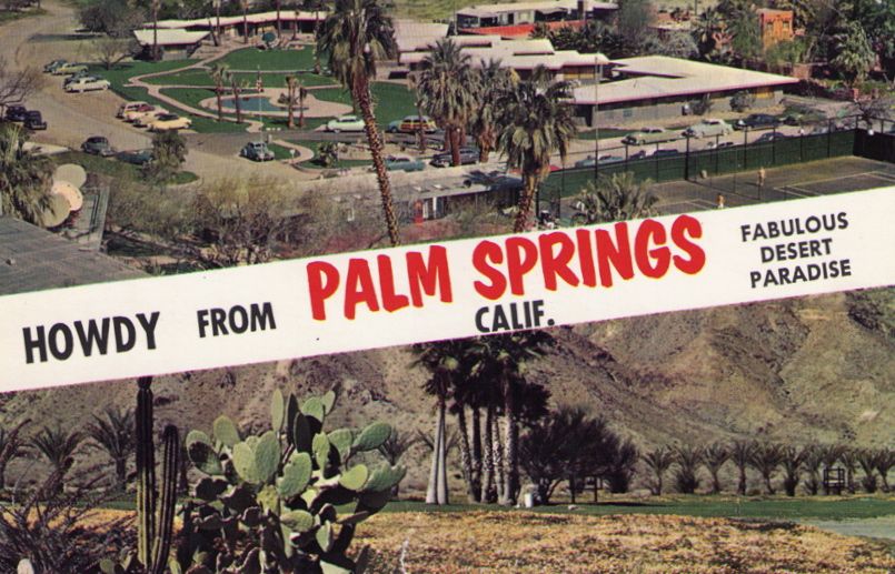 Palm Springs postcard