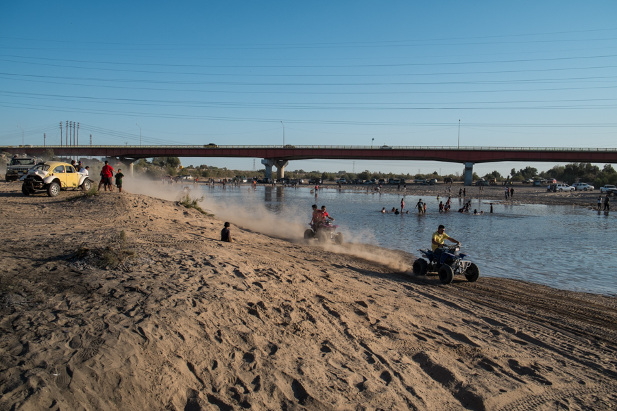 Party at San Luis as the Colorado River returns, March 25, 2014, by John Fleck