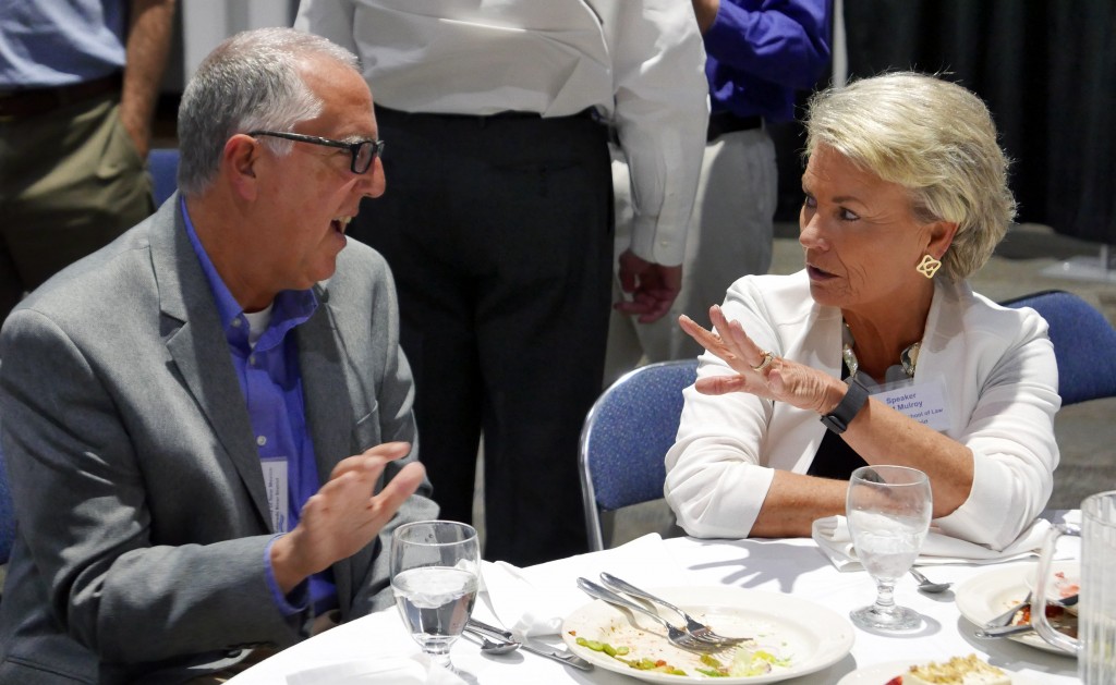 John Fleck, left, and Pat Mulroy. Courtesy Jim Pokrandt, 