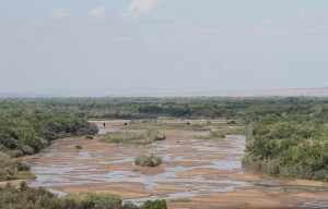 River No More: the Rio Grande as seen from Albuquerque's west bluff neighborhood, Sept. 8, 2013, by John Fleck