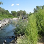 Albuquerque sewage treatment plant outfall