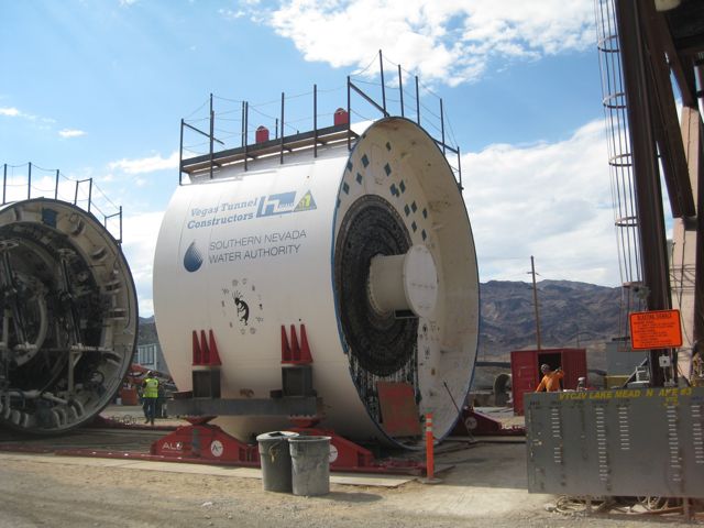 tunnel boring machine, Southern Nevada Water Authority third intake