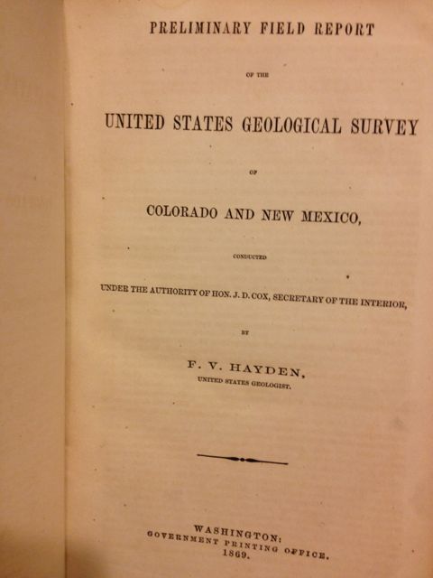 Hayden survey, 1869